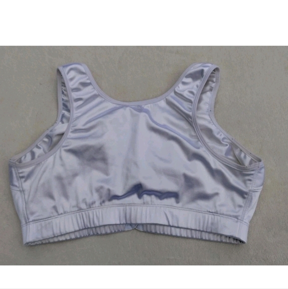 Enell Women's High Impact Sports Bra White Size 6 Minimizing Comfort Straps - Picture 8 of 10